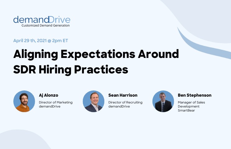 aligning expectations around sdr hiring practices
