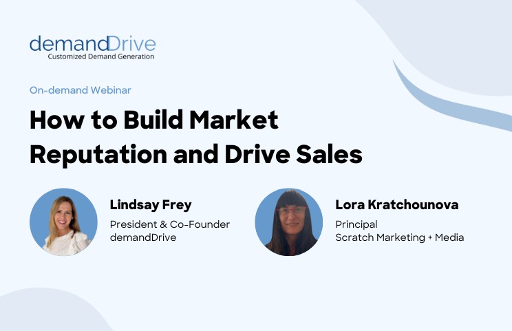 build market reputation and drive sales
