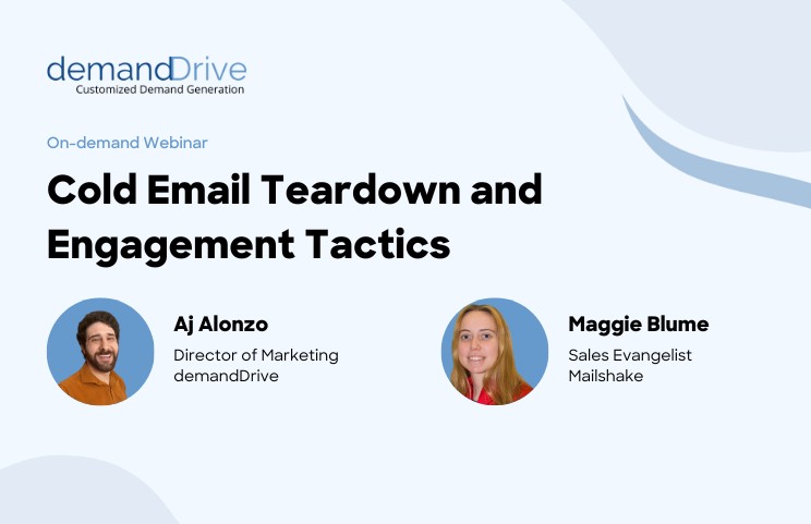 cold email teardown engagement tactics