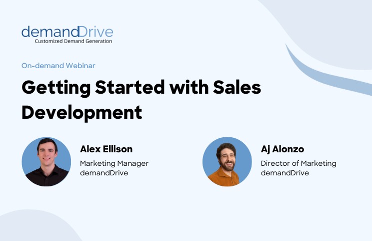 getting started with sales development