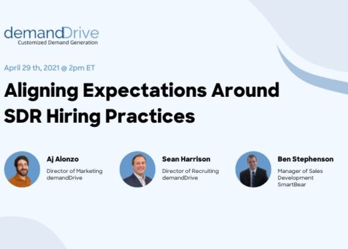 aligning expectations around sdr hiring practices