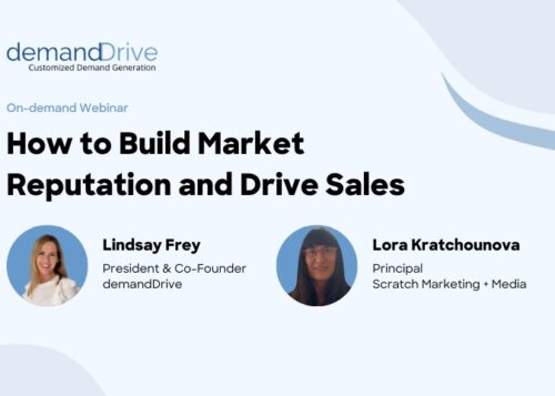 build market reputation and drive sales