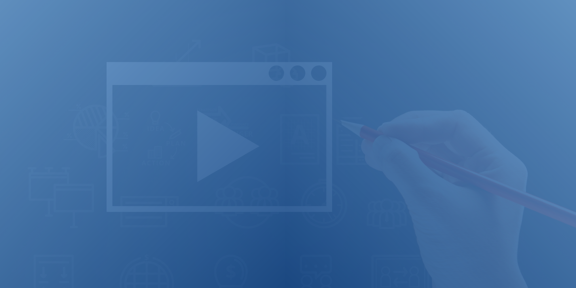 video marketing blog background